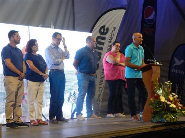 Acto de inauguración del Open de Pesca de Altura de Gran Tarajal